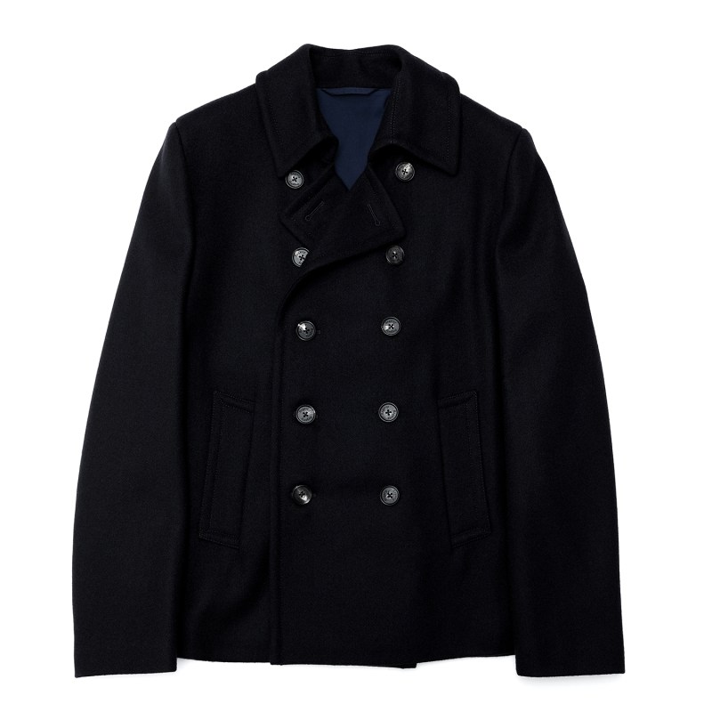 Thumbnail of Men's Pea Coat - Black image