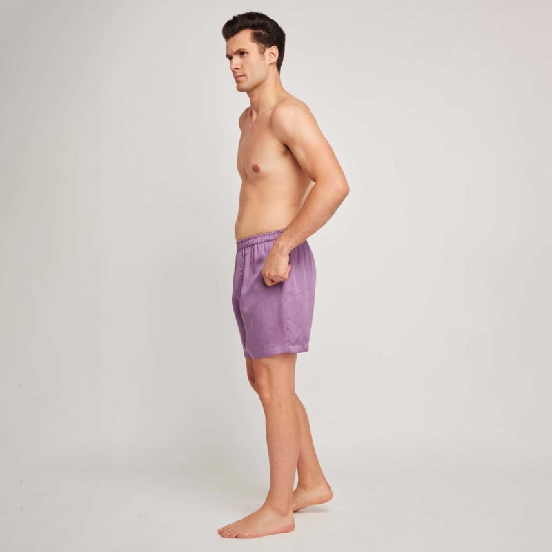 Thumbnail of Men's Bamboo Lyocell Boxer Short - Aubergine - Two Pack image