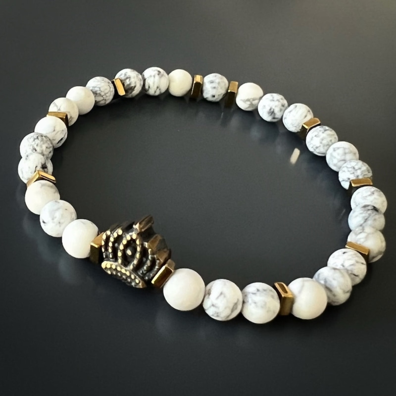 Men's spiritual beads bracelet top