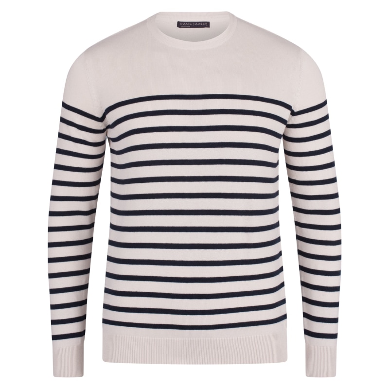 Mens navy breton jumper store