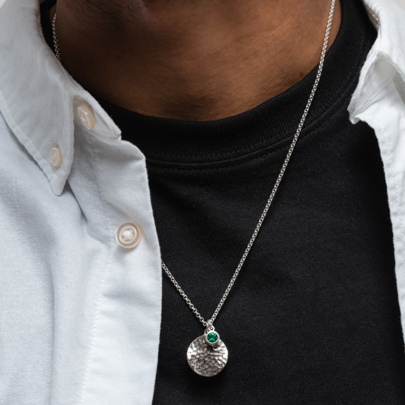 Garnet hotsell pendant mens