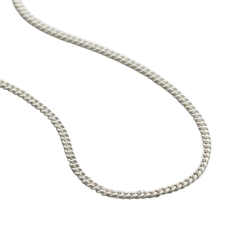 Mens Sterling Silver Curb Chain by Posh Totty Designs