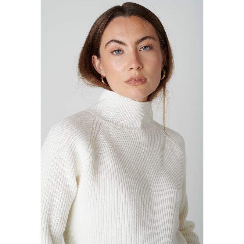 Thumbnail of Merino Wool Kenna Sweater In Warm White image