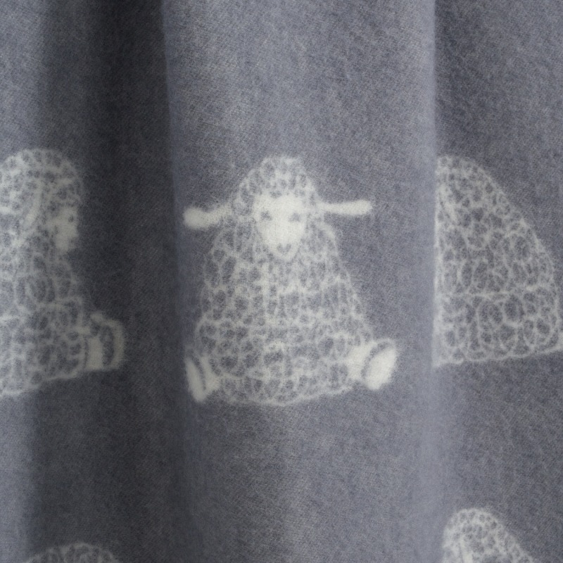 Thumbnail of Merry Sheep Small Merino Wool Blanket image