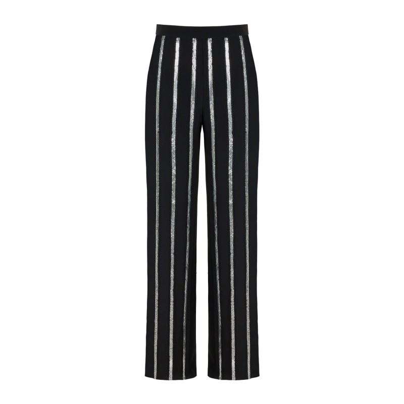 High-Waisted Striped Pants, NOCTURNE