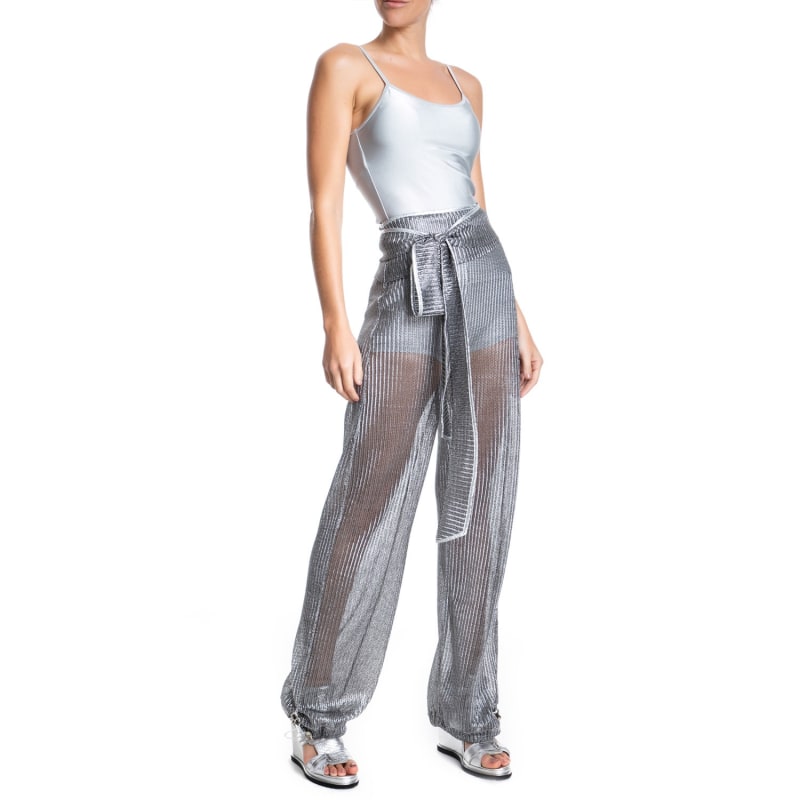 Urban Classics Leggings - silver-coloured/argentato 