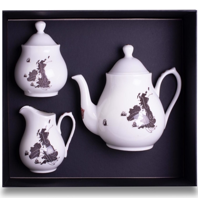 Thumbnail of Map Teapot, Milk Jug & Sugar Pot Gift Set image