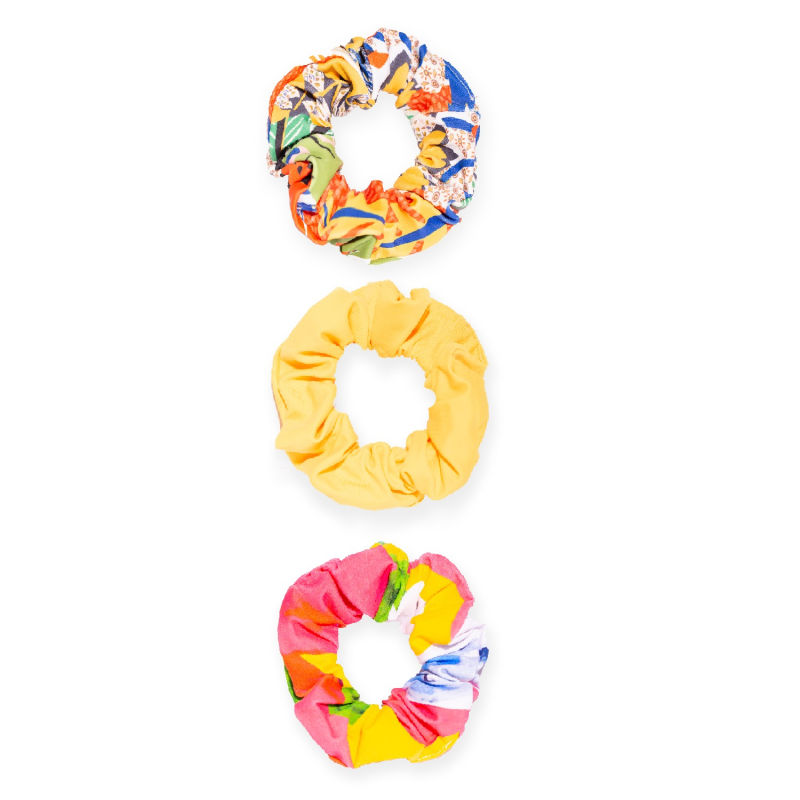 Thumbnail of Surprise Bag Of 3 Hair Scrunchies - 2 Patterned & 1 Solid Colored image