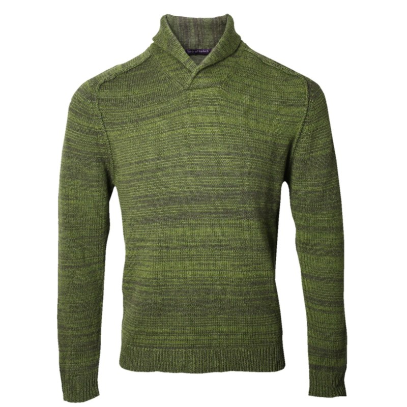 Thumbnail of Sweet Shawl Neck Sweater In Olive image