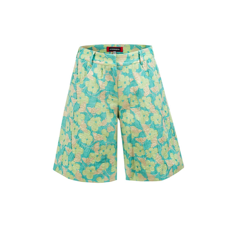 Thumbnail of Mint Jacquard Shorts image