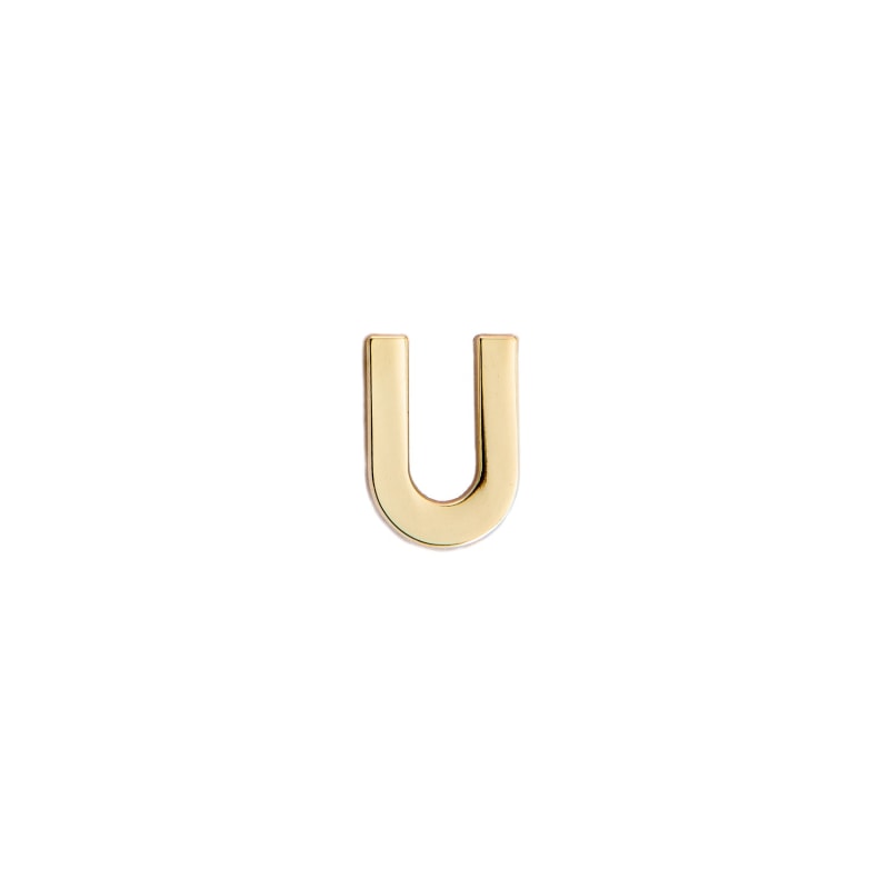 Thumbnail of Golden Letter U Pin image