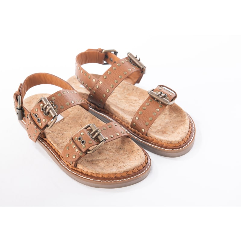 Thumbnail of Mia - Rich Tan Leather Sandal image