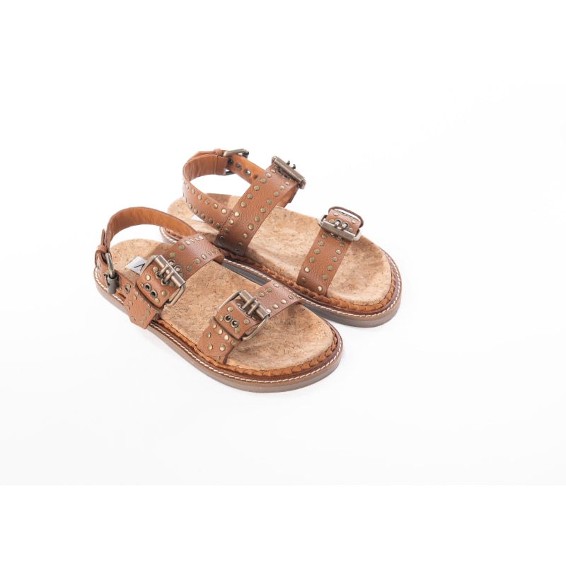 Thumbnail of Mia - Rich Tan Leather Sandal image