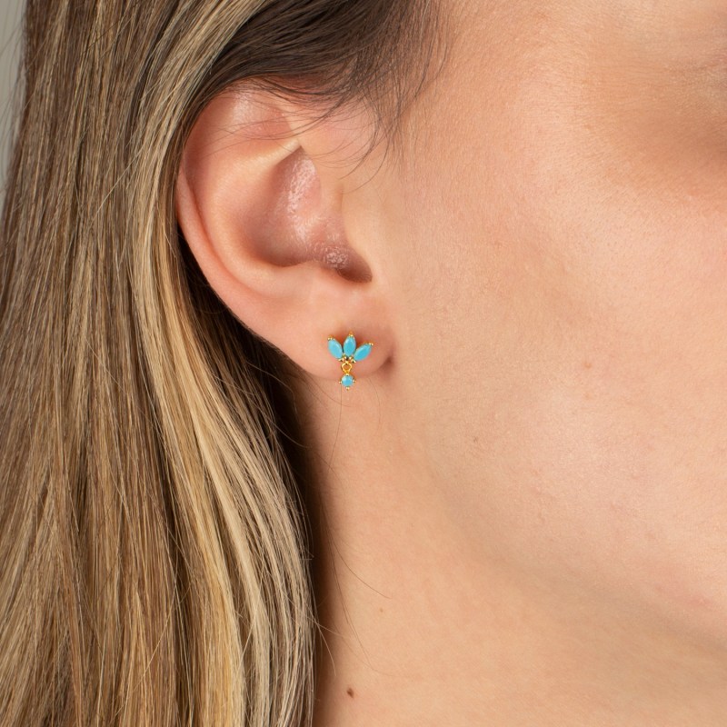 Thumbnail of Mia Turquoise Stud Earring image