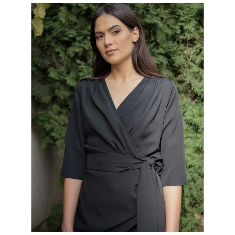 Three quarter sleeve wrap on sale