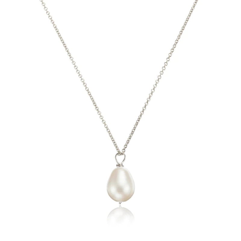 Thumbnail of Mila - Ivory Pearl Necklace Gold image