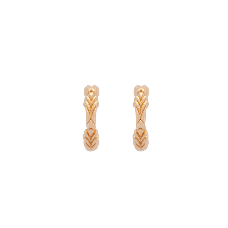 Thumbnail of Firework Gold Mini Hoops image