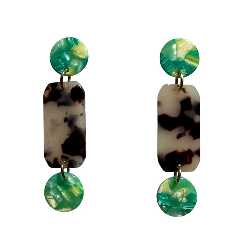 Tortoise drop earrings deals