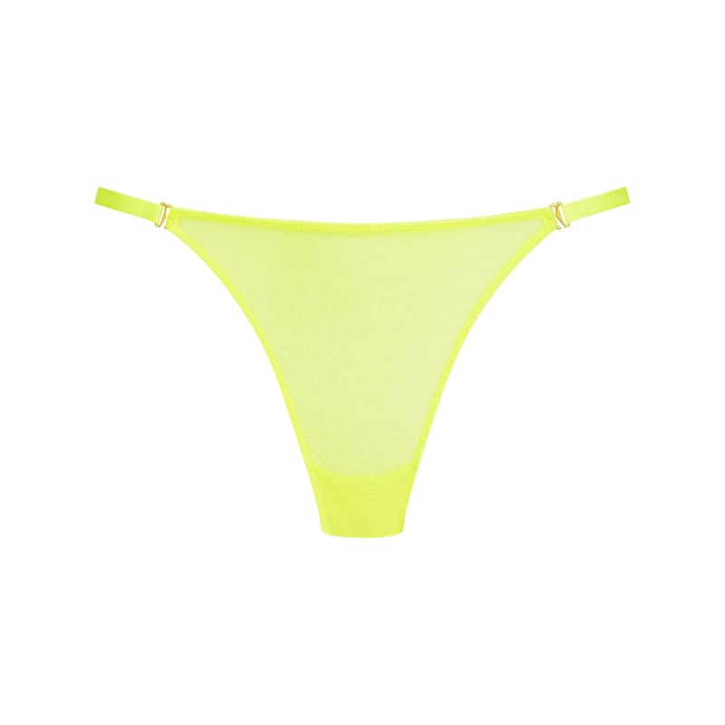 MAISON CLOSE String taille haute - Corps à Corps - Jaune, Yellow Women's G- string