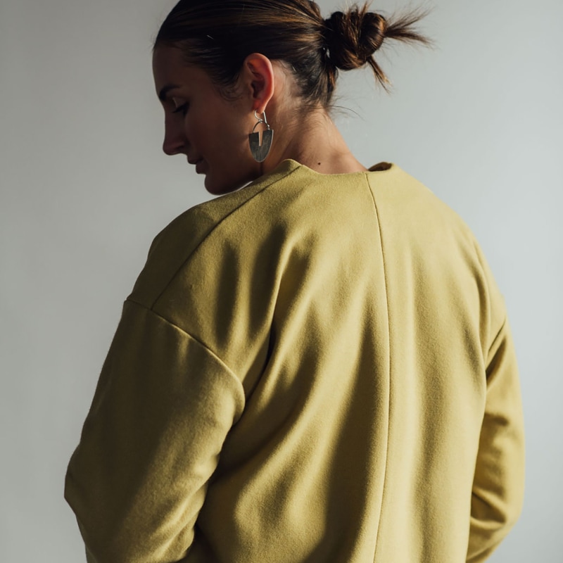 Thumbnail of Minimal Open Jacket - Chartreuse image