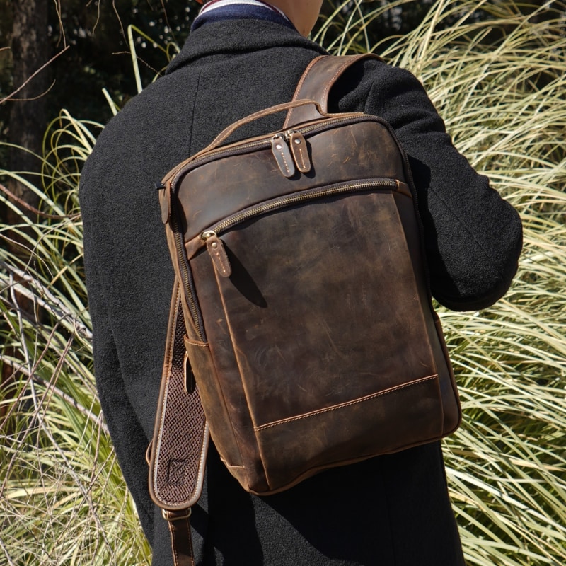 Zip online open backpack