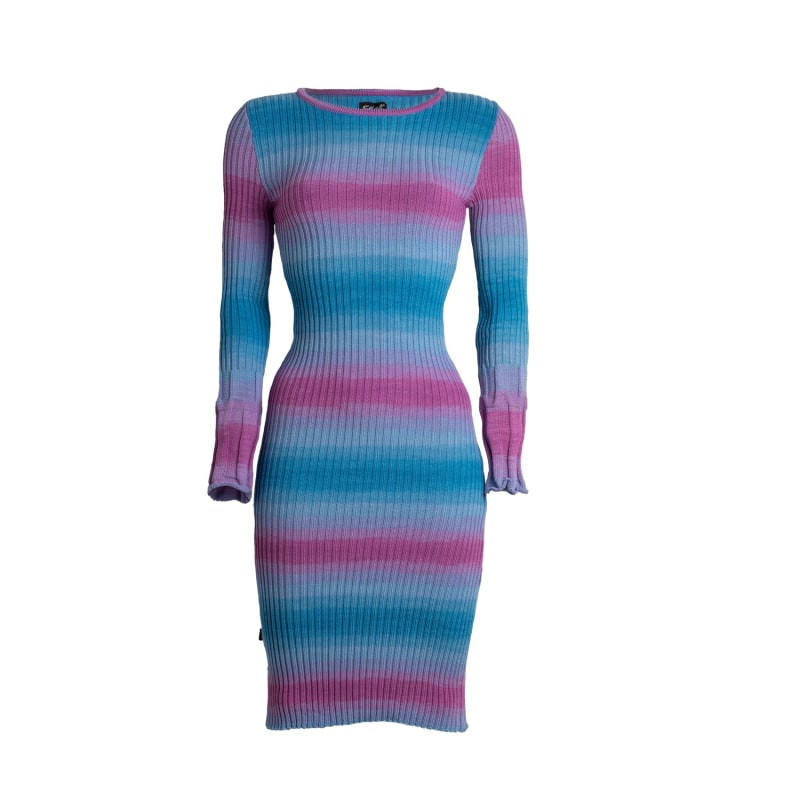 Thumbnail of Mirci Dress With Round Neckline Pink-Sea image