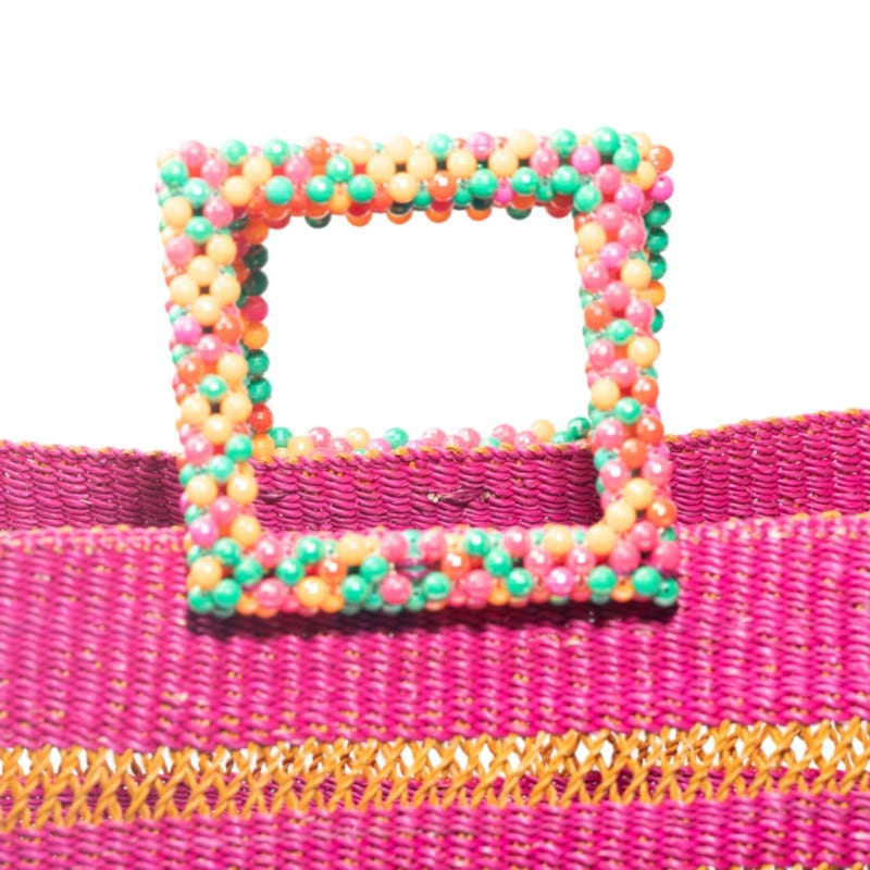 Thumbnail of Mirembe Straw Basket Bag image