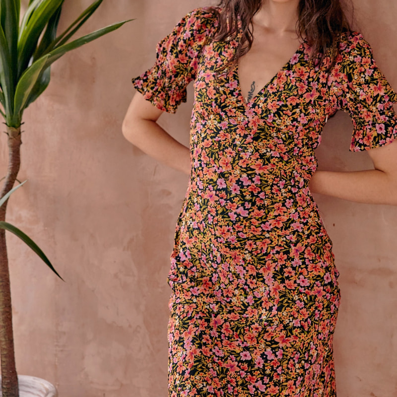 Thumbnail of Miriam Floral Midi Dress image