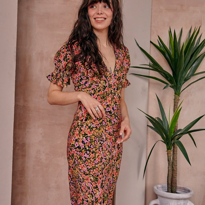 Thumbnail of Miriam Floral Midi Dress image