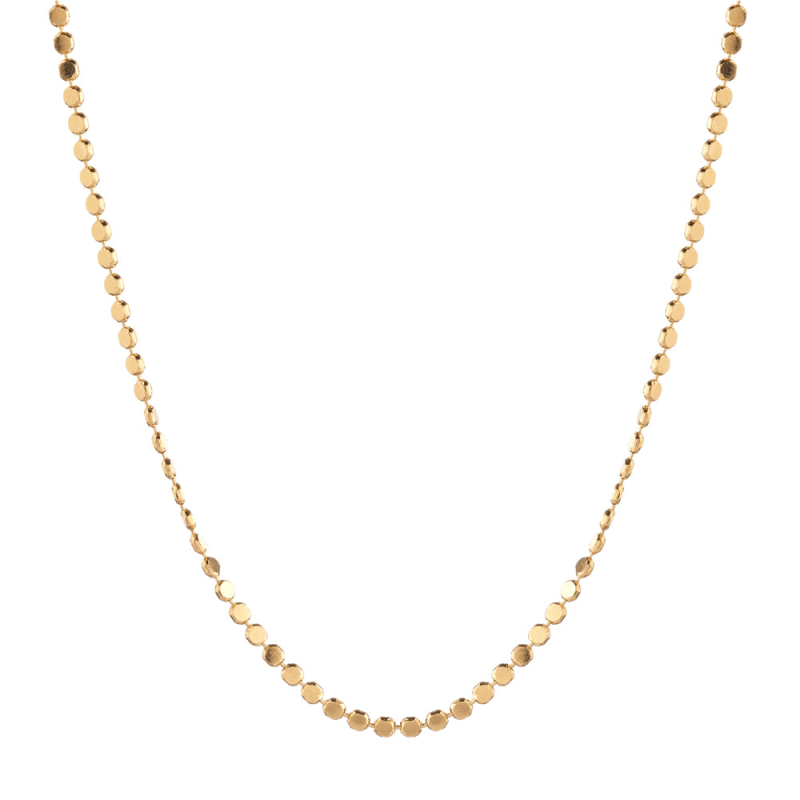 Mirror chain necklace top