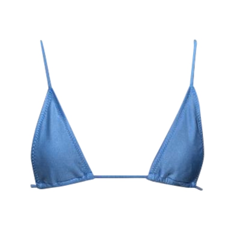 Thumbnail of Mita Mini Triangle Top In Powder Blue image