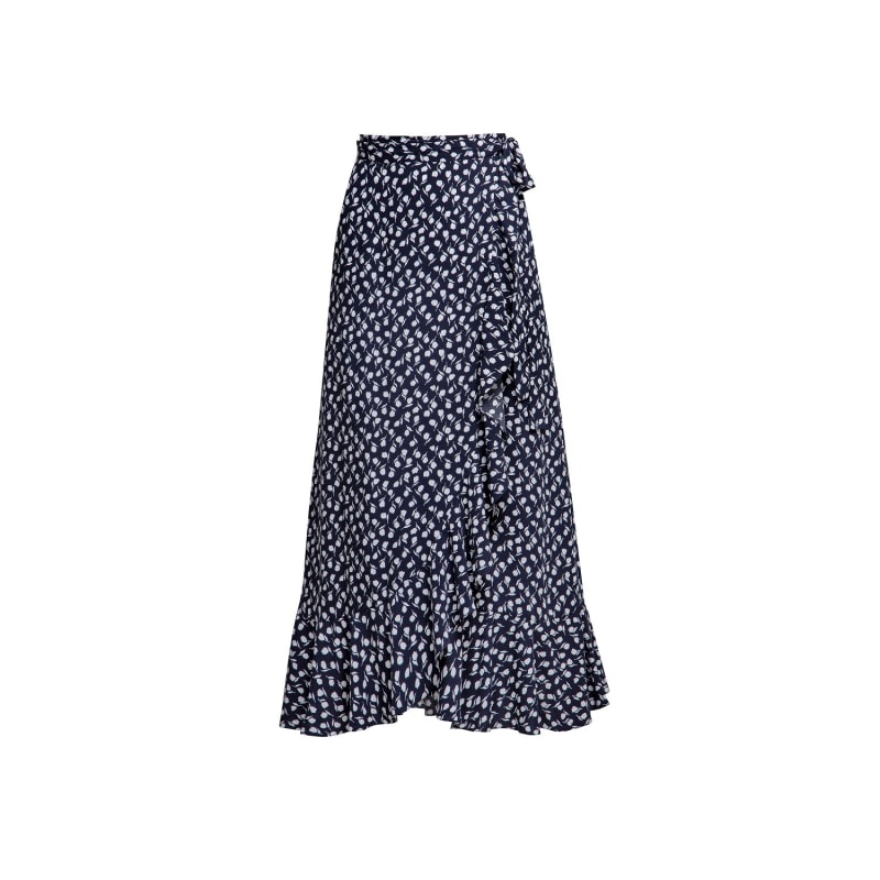 Thumbnail of Stella Ruffled Floral-Print Wrap Skirt image