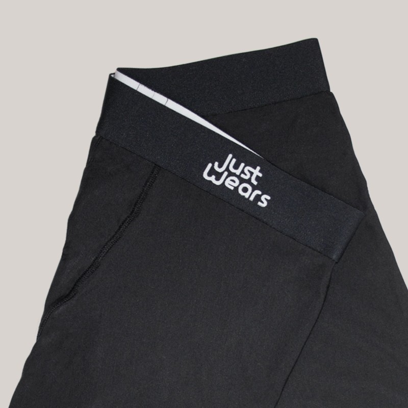 Thumbnail of Super Soft Boxer Briefs - Anti-Chafe & No Ride Up Design - Two Pack With & Without Pouch - Black image