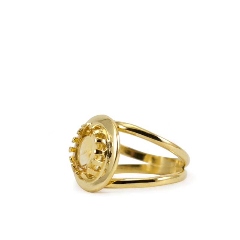 Thumbnail of Luccichio Gold Vermeil Citrine Ring image