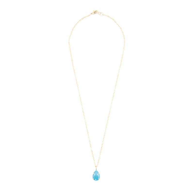 Thumbnail of Azure Blue Drop Necklace image