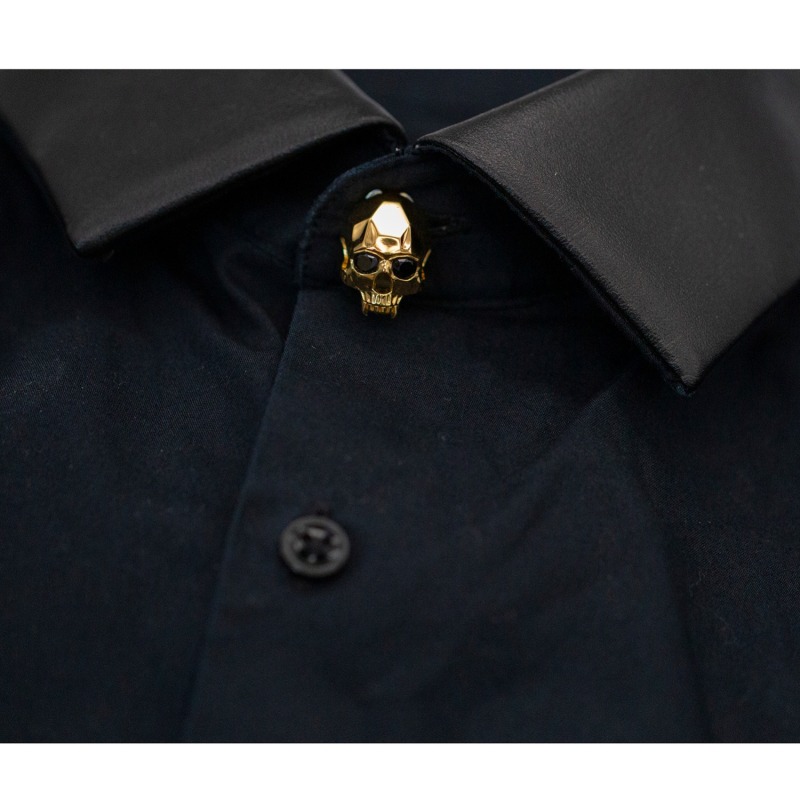 Thumbnail of Vampire Skull Button Cover Gold image