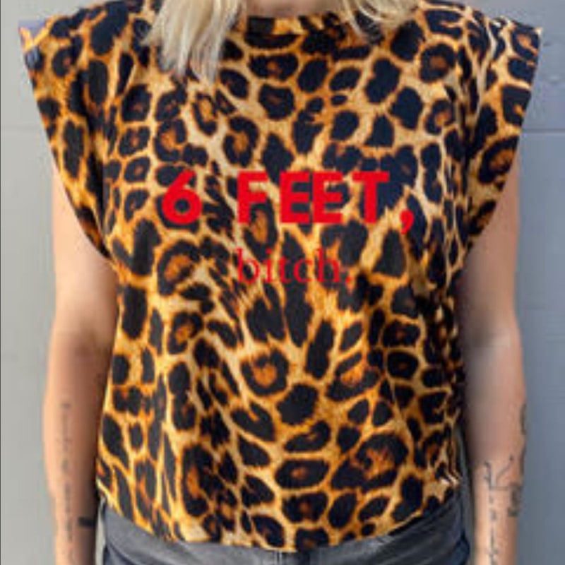 Thumbnail of 6 Feet, Bitch Tunic In Leopard image