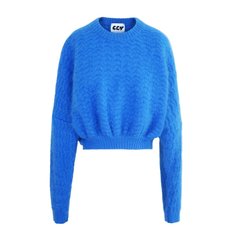 Electric blue sweater best sale