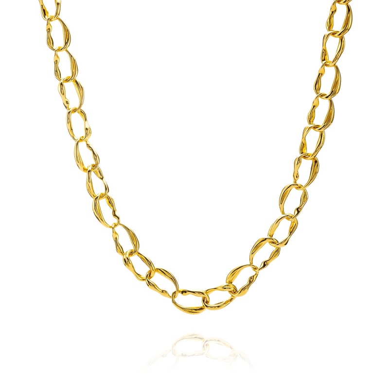 Thumbnail of Monaco Irregular Chain - Gold image