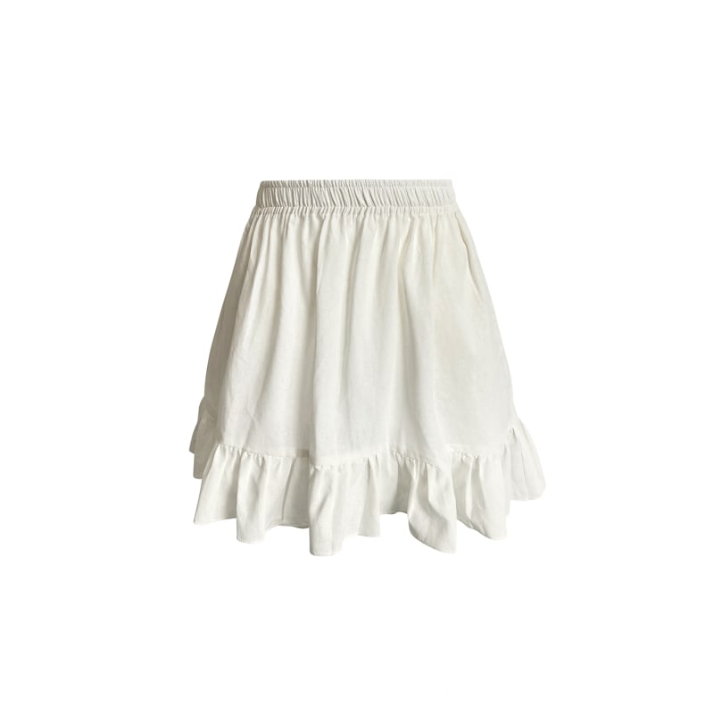 Thumbnail of Monaco Mini Linen Skirt image