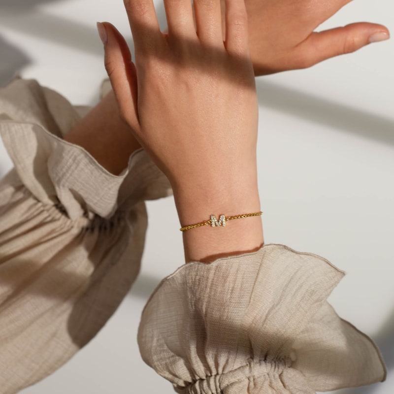 Monogram Bracelet MASHALLAH Wolf Badger