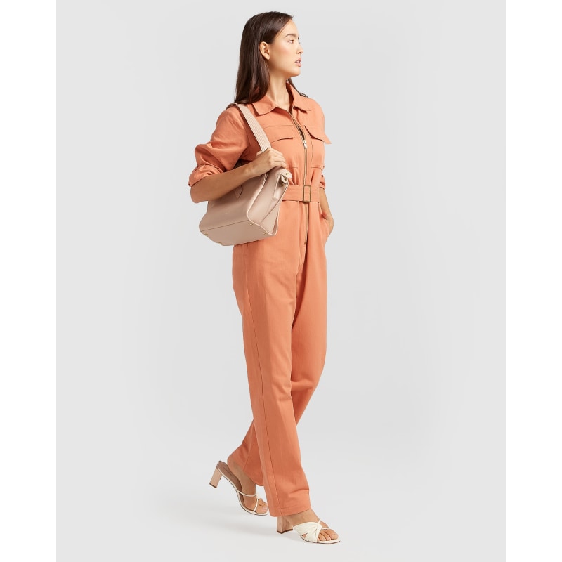 Montana Utility Jumpsuit - Yellow & Orange, Belle & Bloom