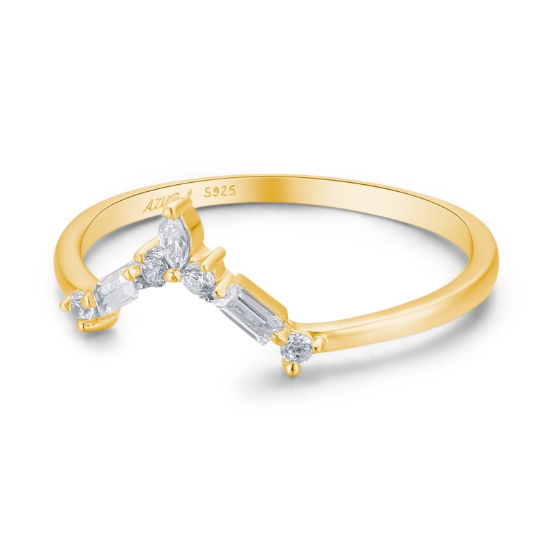 Thumbnail of Monte Arc Ring Yellow Gold Vermeil image