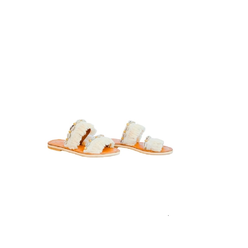 Thumbnail of Montego Seashell Leather Sandals image