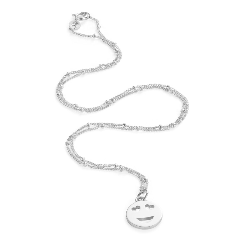 Thumbnail of Mood Pendant Necklace Love - Silver image