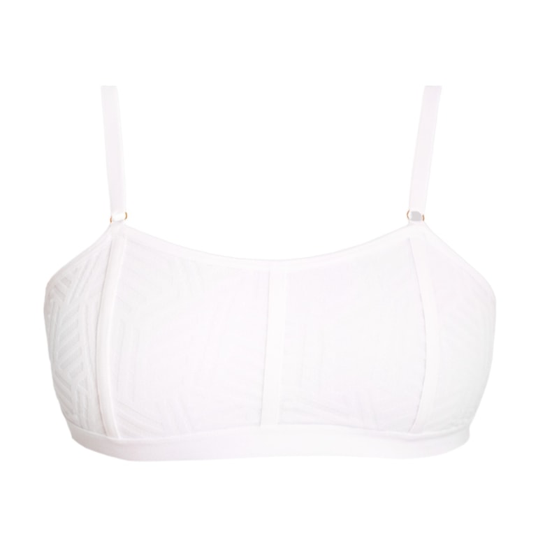 Thumbnail of Moonlight White Top Bra Recycled image