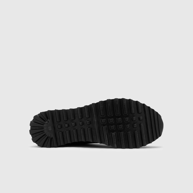 Thumbnail of Moskros Black Nappa Leather Men's Sneaker image