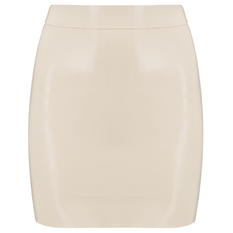 Thumbnail of Latex Mini Skirt - White image