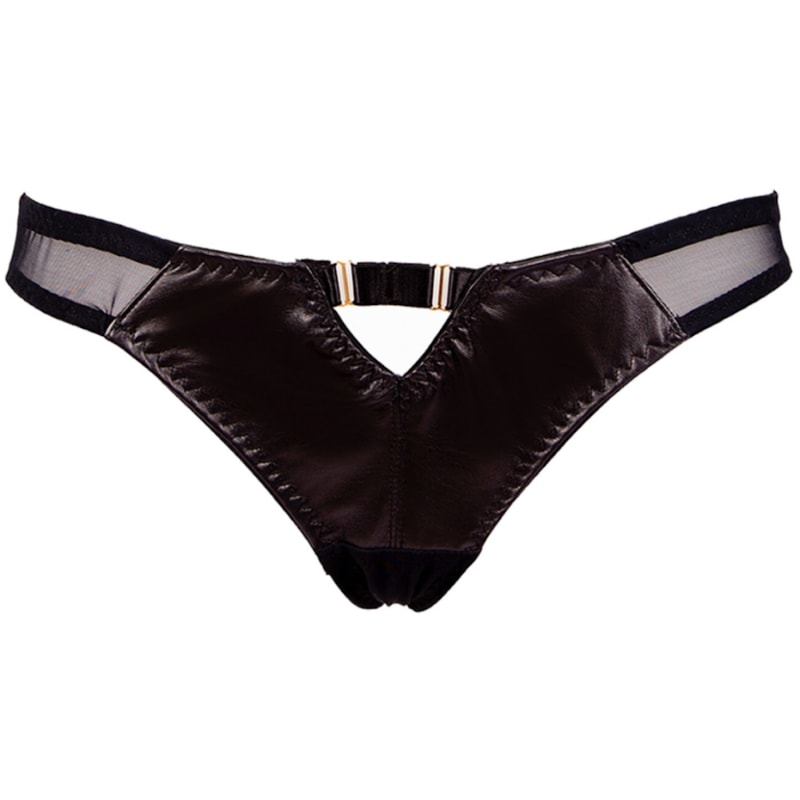 Thumbnail of Montana Leather Open Back Ouvert Brief image