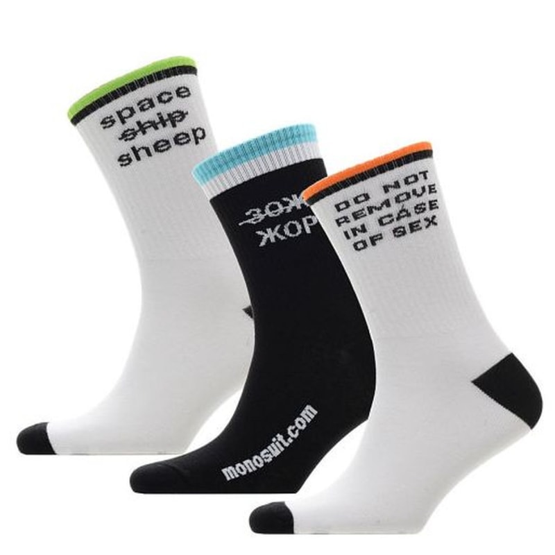 Thumbnail of Sacks Socks Cotton Size 39-41- White image